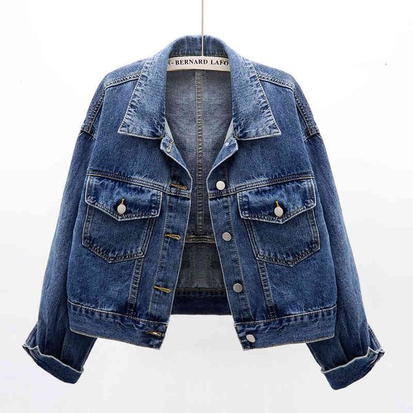jacket spring autumn loose short denim women korean student coat vintage long sleeve jeans jacket female basic outerwear, Black;brown
jacket spring autumn loose short denim women korean student coat vintage long sleeve jeans jacket female basic outerwear, Black;brown