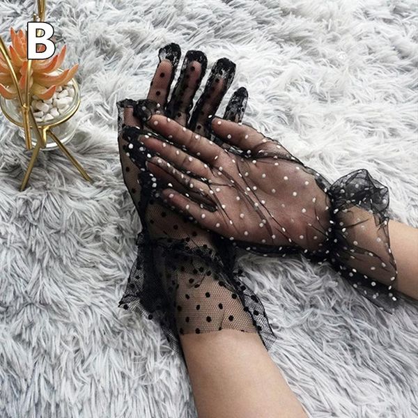 five fingers gloves summer women thin black lace sunscreen anti-uv mittens mesh breathable full finger cycling driving fashion, Blue;gray
five fingers gloves summer women thin black lace sunscreen anti-uv mittens mesh breathable full finger cycling driving fashion, Blue;gray