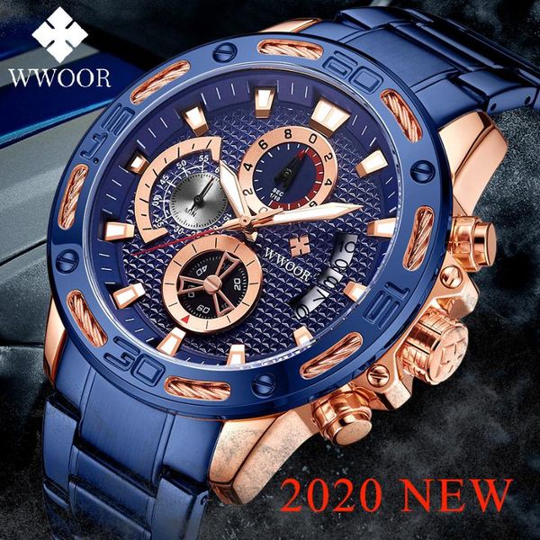 wristwatches wwoor blue watches mens 2021 big dial quartz waterproof wrist watch men sport chronograph relogio masculino, Slivery;brown
wristwatches wwoor blue watches mens 2021 big dial quartz waterproof wrist watch men sport chronograph relogio masculino, Slivery;brown
