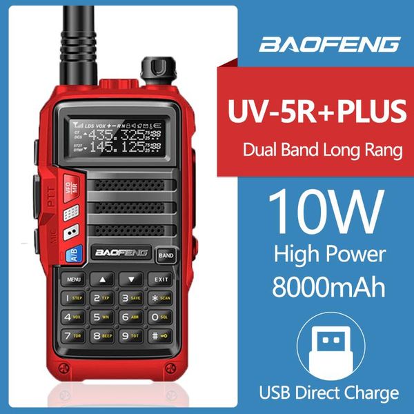 walkie talkie baofeng uv-5r 10w/8w radio station comunicador uv5r ham transceiver dual band intercom handheld fm
walkie talkie baofeng uv-5r 10w/8w radio station comunicador uv5r ham transceiver dual band intercom handheld fm