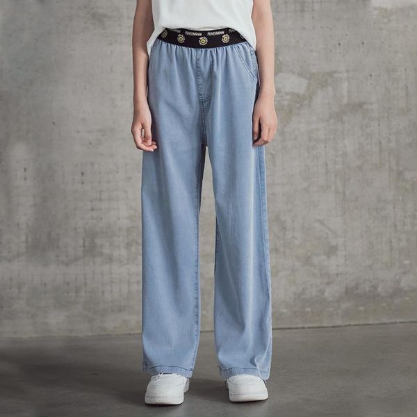 trousers han edition daisy girls pants jeans spring and summer 2021 cuhk children's straight leg high waist of tencel, Blue
trousers han edition daisy girls pants jeans spring and summer 2021 cuhk children's straight leg high waist of tencel, Blue