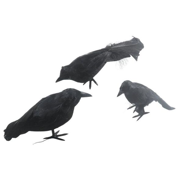 garden decorations 3 pcs decorative crow ornaments standing whole body flocking halloween decoration durable
garden decorations 3 pcs decorative crow ornaments standing whole body flocking halloween decoration durable