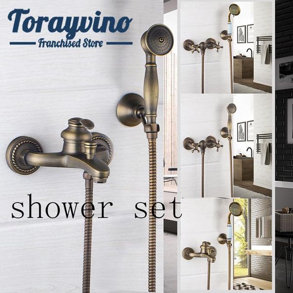 shower faucet kit banheiro wall mount antique brass set hand head bathroom taps single handle mixer sets
shower faucet kit banheiro wall mount antique brass set hand head bathroom taps single handle mixer sets