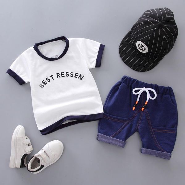 clothing sets baby summer short-sleeved suits for boys and girls infants children sports two-piece suit, White
clothing sets baby summer short-sleeved suits for boys and girls infants children sports two-piece suit, White