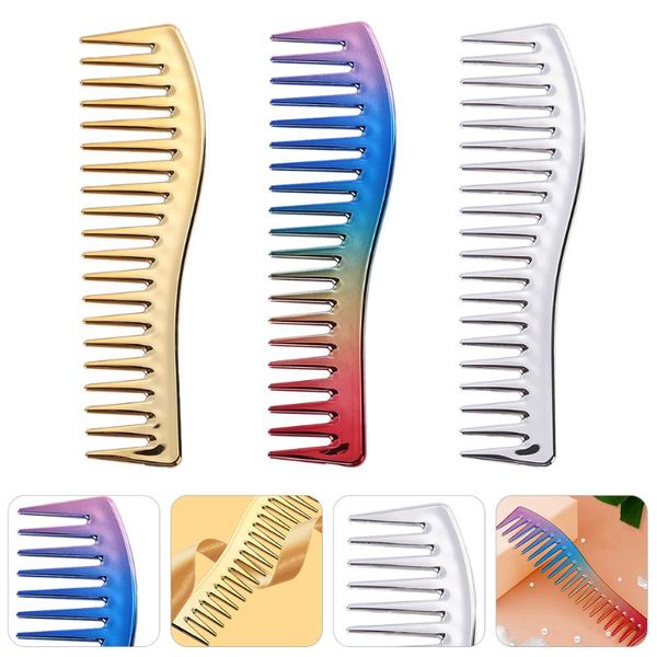 hair brushes 3pcs hairdressing combs wide tooth detangling comb haircut hairstyle, Silver
hair brushes 3pcs hairdressing combs wide tooth detangling comb haircut hairstyle, Silver