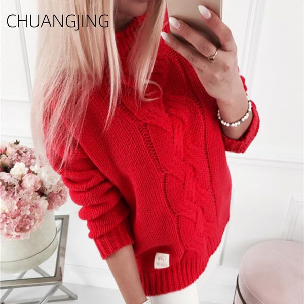 women's sweaters casual autumn winter pullover knitted sweater women 2021 solid loose plus size long sleeve ladies fashion, White;black
women's sweaters casual autumn winter pullover knitted sweater women 2021 solid loose plus size long sleeve ladies fashion, White;black