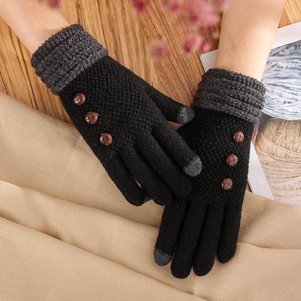 five fingers gloves winter touch screen knitted women full finger riding ski hand warmer glove female guantes, Blue;gray
five fingers gloves winter touch screen knitted women full finger riding ski hand warmer glove female guantes, Blue;gray
