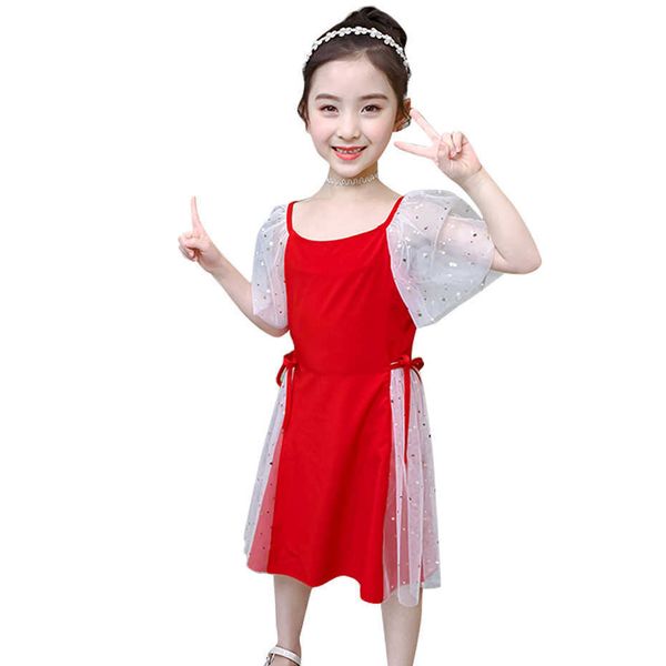 summer dress for girls sequin mesh children patchwork kids costume girl 6 8 10 12 14 210528, Red;yellow
summer dress for girls sequin mesh children patchwork kids costume girl 6 8 10 12 14 210528, Red;yellow