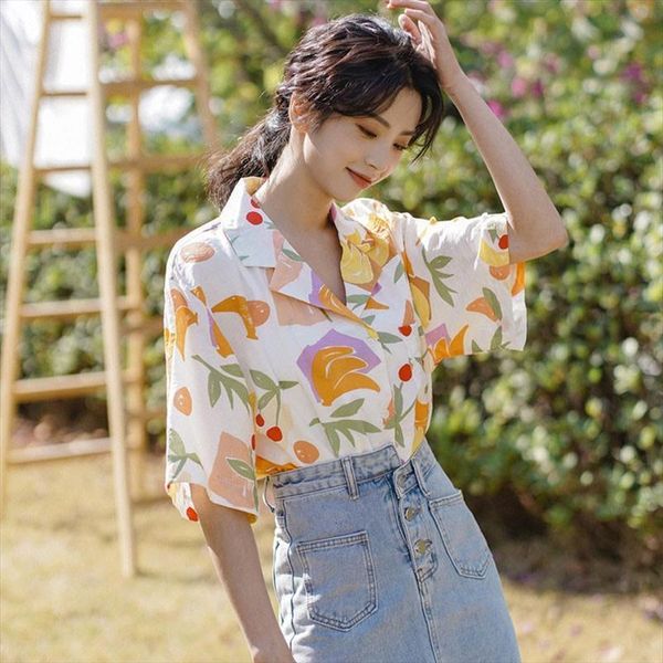 floral and summer colorful women blouses blusas casual loose bohemia femme button pockets blouse mujer, White
floral and summer colorful women blouses blusas casual loose bohemia femme button pockets blouse mujer, White