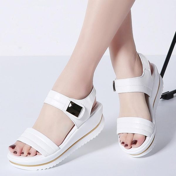 summer women platform flat sandals shoes sandalias ladies white wedge flipflops 825 peep, Black
summer women platform flat sandals shoes sandalias ladies white wedge flipflops 825 peep, Black