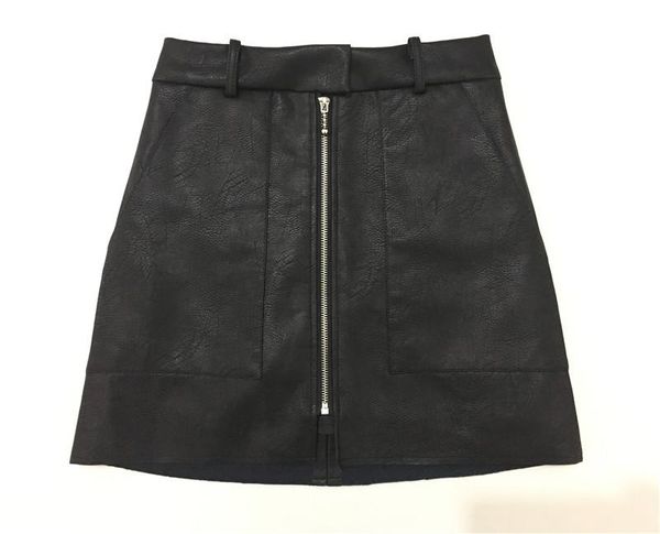 skirts women black mini faux leather front zipper pockets a line solid back darts drop xssml full lining
skirts women black mini faux leather front zipper pockets a line solid back darts drop xssml full lining