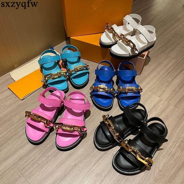 sandals summer leather flat comfort fashion casual flip flops designer shoes women metal chain decor big size 42 43, Black
sandals summer leather flat comfort fashion casual flip flops designer shoes women metal chain decor big size 42 43, Black