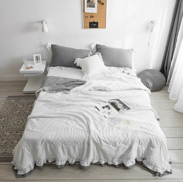 comforters & sets princess style pure color summer quilt bedspread blanket white comforter soft bed cover twin full queen quilting lace bedc
comforters & sets princess style pure color summer quilt bedspread blanket white comforter soft bed cover twin full queen quilting lace bedc