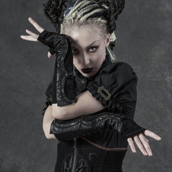 five fingers gloves punkrave women' steampunk vintage fingerless long gothic hollow-out carved elastic knitting halloween party, Blue;gray
five fingers gloves punkrave women' steampunk vintage fingerless long gothic hollow-out carved elastic knitting halloween party, Blue;gray