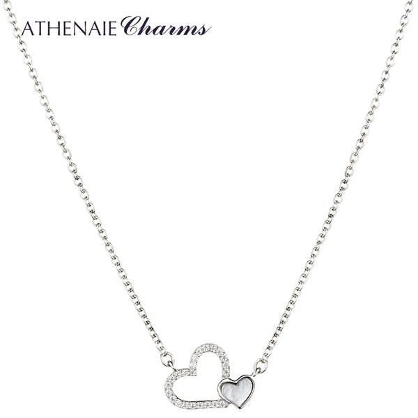 athenaie 925 sterling silver heart necklaces mother of pearl & cz interlocking love necklace for women s925 jewelry
athenaie 925 sterling silver heart necklaces mother of pearl & cz interlocking love necklace for women s925 jewelry