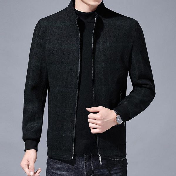 men's jackets santa fe jacket autumn and winter thick wool stand collar lilang lion middle-aged elderly casual dad, Black;brown
men's jackets santa fe jacket autumn and winter thick wool stand collar lilang lion middle-aged elderly casual dad, Black;brown