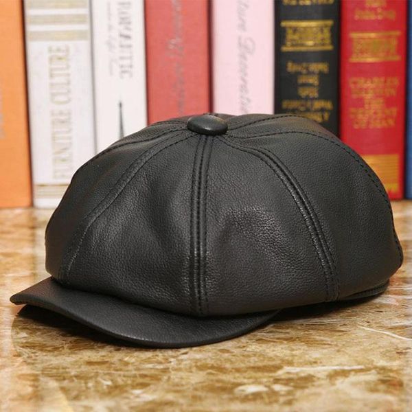 berets t-mac black sboy hats for men genuine cowskin leather octagonal cap male autumn winter fitted vintage duckbill beret, Blue;gray
berets t-mac black sboy hats for men genuine cowskin leather octagonal cap male autumn winter fitted vintage duckbill beret, Blue;gray