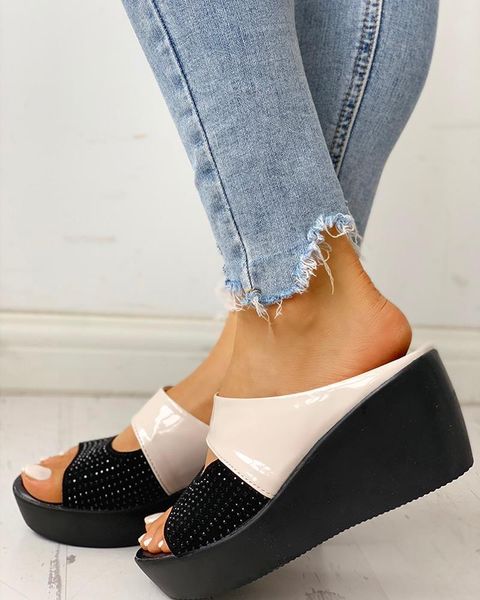 women sandals wedges shoes for high heels summer 2021 flip flop chaussures femme platform d30, Black
women sandals wedges shoes for high heels summer 2021 flip flop chaussures femme platform d30, Black