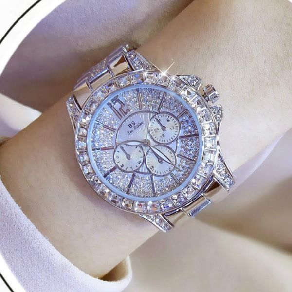 wristwatches luxury big dial women watches quartz ladies dress diamond watch girl bracelet orologio donna relojes para mujer, Slivery;brown
wristwatches luxury big dial women watches quartz ladies dress diamond watch girl bracelet orologio donna relojes para mujer, Slivery;brown