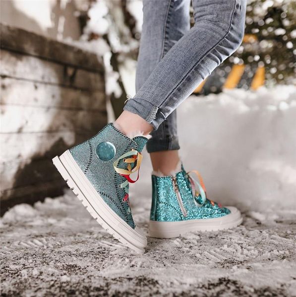 boots womens designer bling full crystal winter snow shoes fur wool colorful lace up zapatos de mujer 2021 fashion, Black
boots womens designer bling full crystal winter snow shoes fur wool colorful lace up zapatos de mujer 2021 fashion, Black
