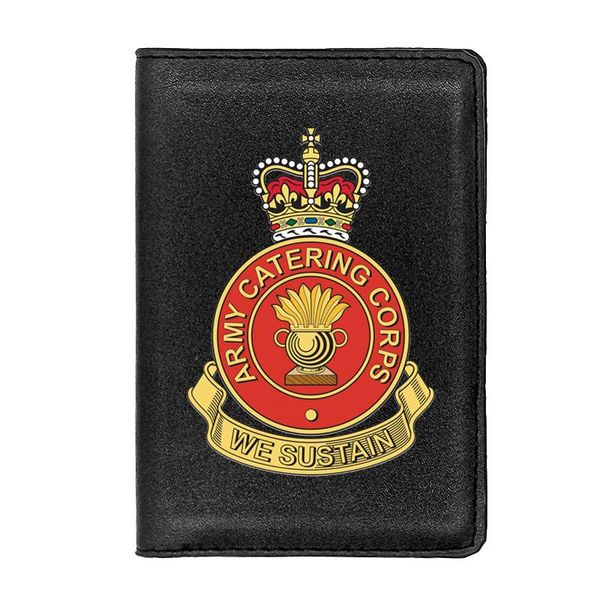 card holders army catering corps passport cover id case travel leather holder, Brown;gray
card holders army catering corps passport cover id case travel leather holder, Brown;gray