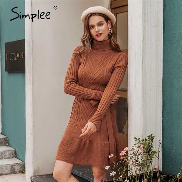casual turtleneck women knitted dress autumn winter long sleeve lace up elegant style female sweater 211119, Black;gray
casual turtleneck women knitted dress autumn winter long sleeve lace up elegant style female sweater 211119, Black;gray