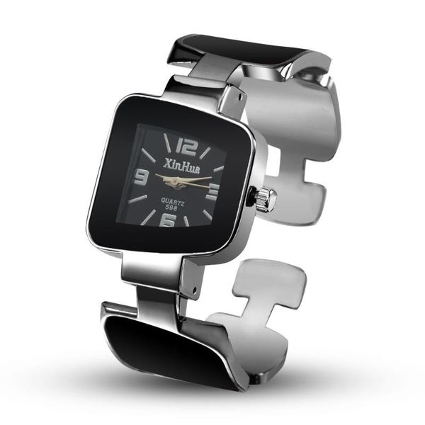 wristwatches relogios feminino xinhua rhombus women watches stainless steel bracelet bangle unique designer watch female clock, Slivery;brown
wristwatches relogios feminino xinhua rhombus women watches stainless steel bracelet bangle unique designer watch female clock, Slivery;brown