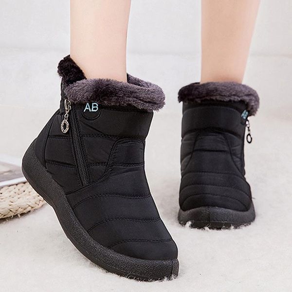boots snow women shoes warm plush fur ankle winter female slip on flat casual 2021 waterproof ultralight footwear, Black
boots snow women shoes warm plush fur ankle winter female slip on flat casual 2021 waterproof ultralight footwear, Black