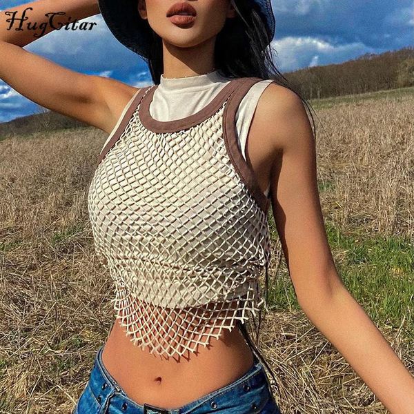 women's tanks & camis hugcitar 2021 sleeveless solid print mesh hole 2 tank summer women fashion streetwear outfits, White
women's tanks & camis hugcitar 2021 sleeveless solid print mesh hole 2 tank summer women fashion streetwear outfits, White