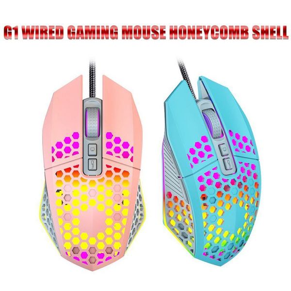 mice g1 wired gaming mouse honeycomb shell 800/1600/2400/3200 dpi adjustable 7 buttons rgb backlit optical for pc gamer
mice g1 wired gaming mouse honeycomb shell 800/1600/2400/3200 dpi adjustable 7 buttons rgb backlit optical for pc gamer