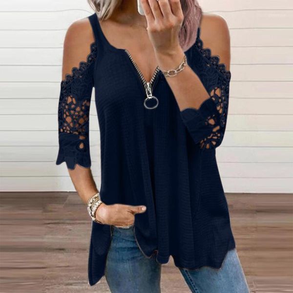casual dresses summer half sleeve lace shirt women zipper v neck loose t plus size hollow out sling elegant pullover 2021, Black;gray
casual dresses summer half sleeve lace shirt women zipper v neck loose t plus size hollow out sling elegant pullover 2021, Black;gray