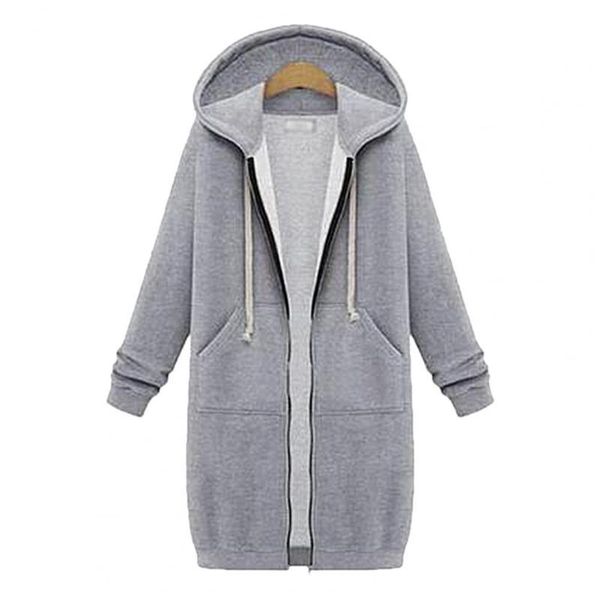 women's hoodies & sweatshirts autumn winter hooded sweatshirt women tracksuit chic solid color long jacket hoodie drawstring 2021 ladie, Black
women's hoodies & sweatshirts autumn winter hooded sweatshirt women tracksuit chic solid color long jacket hoodie drawstring 2021 ladie, Black