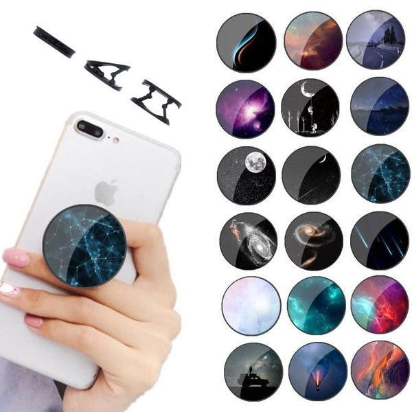 cell phone mounts & holders universal 1pc glossy marble grip finger rring support anti-fall round foldable mobile holder cell phone mounts & holders universal 1pc glossy marble grip finger rring support anti-fall round foldable mobile holder