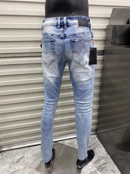 21s mens designer bleached elasticity slim-leg casual jeans corrugate tear denim pants fashion club clothing for male hip hop skinny holes j, Blue
21s mens designer bleached elasticity slim-leg casual jeans corrugate tear denim pants fashion club clothing for male hip hop skinny holes j, Blue