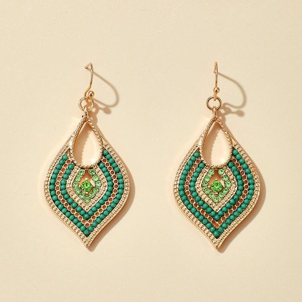 dangle & chandelier bohemian rhombus beads drop earrings for women vintage green rhinestone hollow geometric party gift jewelry 15169, Silver
dangle & chandelier bohemian rhombus beads drop earrings for women vintage green rhinestone hollow geometric party gift jewelry 15169, Silver