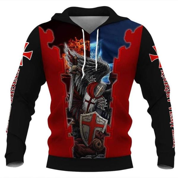 men's hoodies & sweatshirts cloocl knights templar hoodie 3d all over print ordre du temple god wills it autumn hooded pullover men/wom, Black
men's hoodies & sweatshirts cloocl knights templar hoodie 3d all over print ordre du temple god wills it autumn hooded pullover men/wom, Black