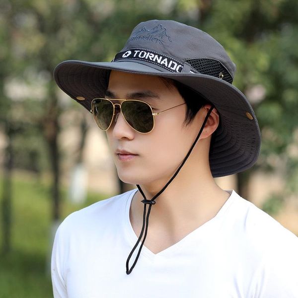 stingy brim hats outdoor foldable summer fishing wide hat uv protection cap hunting for men hiking, Blue;gray
stingy brim hats outdoor foldable summer fishing wide hat uv protection cap hunting for men hiking, Blue;gray