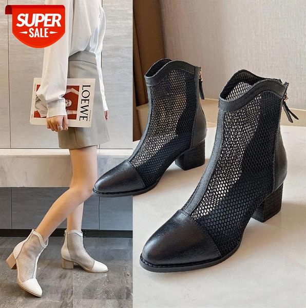 net red short boots women thin thick heel hollow martin fashion mesh sandals breathable #f294
net red short boots women thin thick heel hollow martin fashion mesh sandals breathable #f294