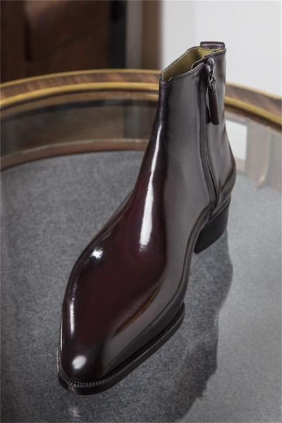 dress shoes novos sapatos masculinos moda casual banquete de negócios all-match vermelho marrom pu clássico uma peça zÃper lateral botas che, Black
dress shoes novos sapatos masculinos moda casual banquete de negócios all-match vermelho marrom pu clássico uma peça zÃper lateral botas che, Black