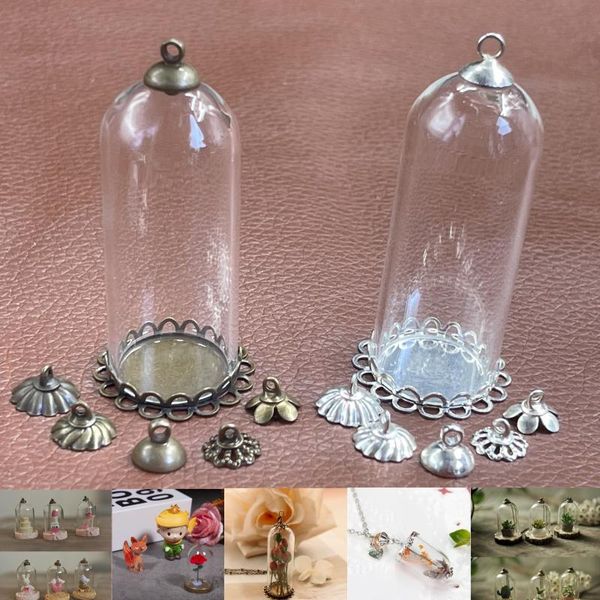 novelty items 50x20mm hollow tube bell jars glass vial pendant with double lace tray cap landscape bottle cover caft necklace women gift
novelty items 50x20mm hollow tube bell jars glass vial pendant with double lace tray cap landscape bottle cover caft necklace women gift