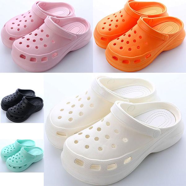newly sell womens summer thick-soled hole shoes ladies height increase shoe black white orange pink girl women beach classic sandals slipper
newly sell womens summer thick-soled hole shoes ladies height increase shoe black white orange pink girl women beach classic sandals slipper