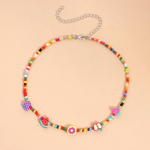 chokers bohemian necklace bund rice bead color beaded fashion fruit women's jewelry party gift, Golden;silver
chokers bohemian necklace bund rice bead color beaded fashion fruit women's jewelry party gift, Golden;silver