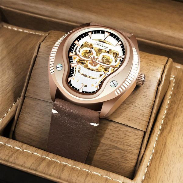 wristwatches men's mechanical watch for women european and american hollow tourbillon automatic personality fashion luminous, Slivery;brown
wristwatches men's mechanical watch for women european and american hollow tourbillon automatic personality fashion luminous, Slivery;brown