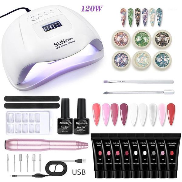 acrylic 15ml poly nail gel kit 120w/54w uv led dryer lamp and 25000rpm drill machine extensions art tools kits1
acrylic 15ml poly nail gel kit 120w/54w uv led dryer lamp and 25000rpm drill machine extensions art tools kits1