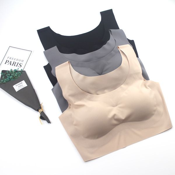 peace of mind plus size seamless wireless comfortable sleep bra vest yoga sports underwear womens shockproof bra, Black;white
peace of mind plus size seamless wireless comfortable sleep bra vest yoga sports underwear womens shockproof bra, Black;white