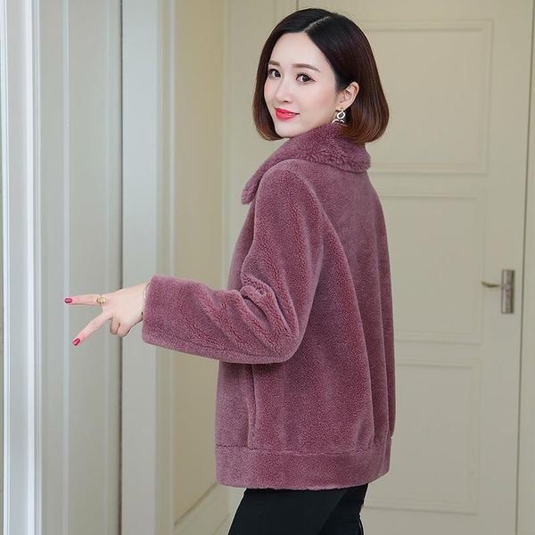 women's fur & faux women 2021 autumn winter fashion real wool jacket female natural sheep shearling coat ladies thick warm outerwear a2, Black
women's fur & faux women 2021 autumn winter fashion real wool jacket female natural sheep shearling coat ladies thick warm outerwear a2, Black