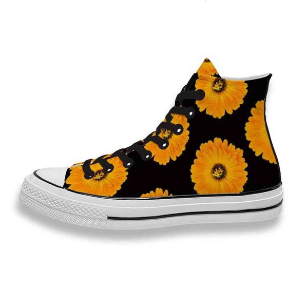 custom printed orange daisy black sneakers high mens womens running shoes skateboard diy trainers canvas casual shoe
custom printed orange daisy black sneakers high mens womens running shoes skateboard diy trainers canvas casual shoe