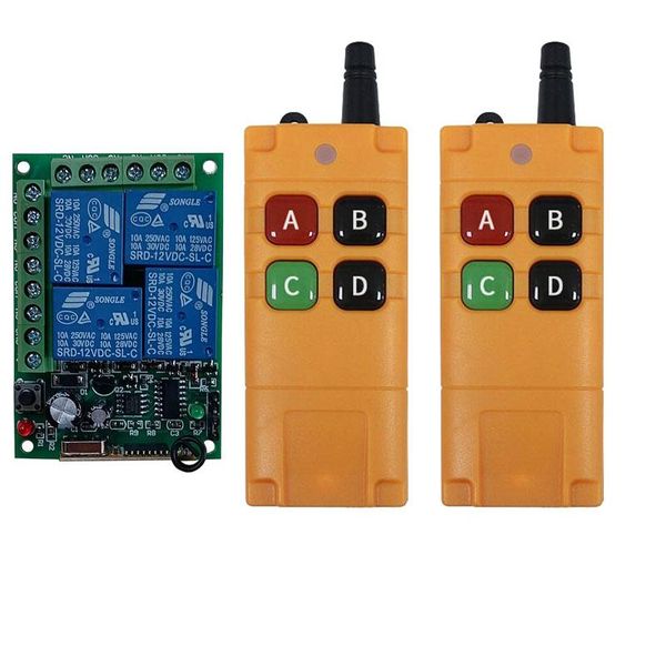 smart home control 433mhz 30m-1000m multi-function wireless remote 12v 4 ch receiving controller 24v relay module switch
smart home control 433mhz 30m-1000m multi-function wireless remote 12v 4 ch receiving controller 24v relay module switch