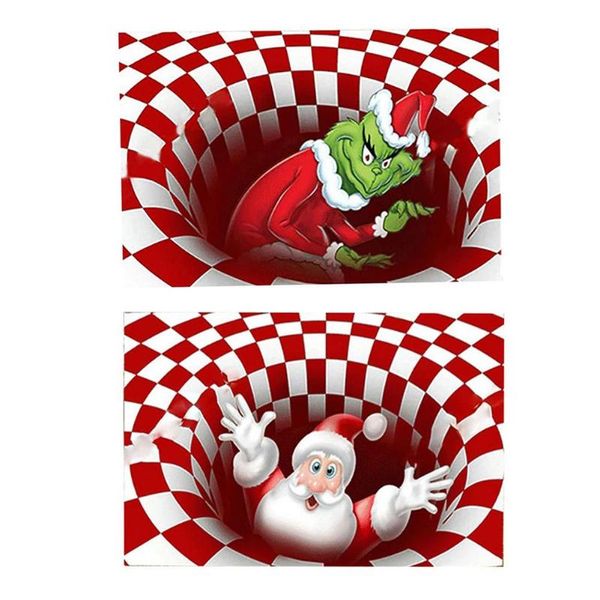 carpets christmas 3d stereo vision illusion doormat carpet anti-slip floor pad bedside area rugs home decor for living room
carpets christmas 3d stereo vision illusion doormat carpet anti-slip floor pad bedside area rugs home decor for living room
