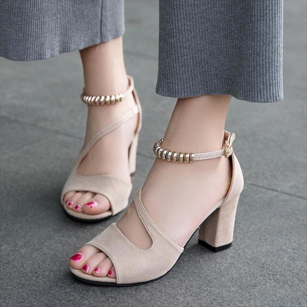 sandals spring summer fish mouth hollow roman thick with word beaded high heels female, Black
sandals spring summer fish mouth hollow roman thick with word beaded high heels female, Black